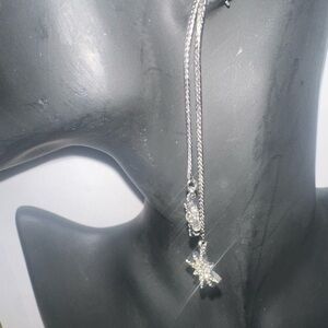 Dazzling Silver Star Pendant Necklace